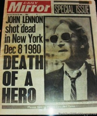 John Lennon Dies