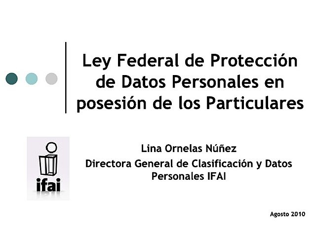 Ley Federal de Transparencia y Acceso a la Información Pública Gubernamental