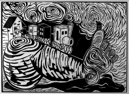 Técnica de la xilografía.