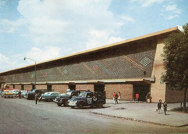 Inauguración  del nuevo  del Mercado de la Merced