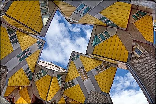 Casas cubo en Rotterdam, Países Bajos