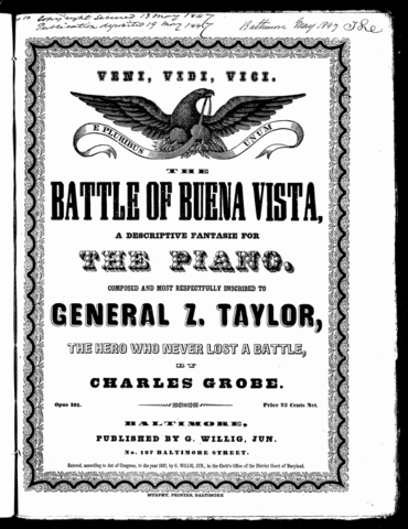 1846-1848 US Victories(battle of buena vista)