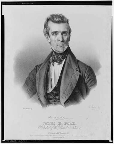 1845 US Tried to Buy Land(Sidel and Polk)