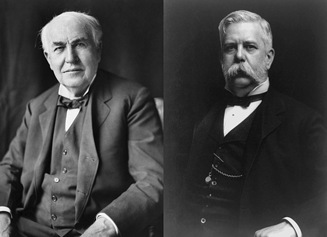 WESTINGHOUSE Y THOMAS EDISON