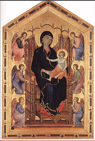Duccio, "Madone Rucellai", tempera sur bois