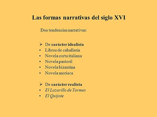 Las Formas Narrativas