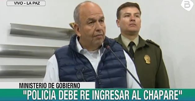 Murillo advierte que en el Chapare no habrá elecciones si no hay garantías