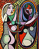 Mujer frente al espejo