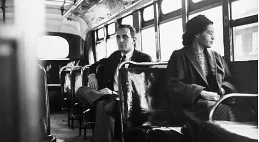 Rosa Parks Refuses to give up her seat