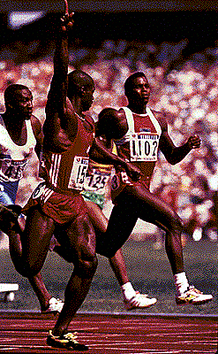 Disqualification de Ben Johnson Olympique de Seoul