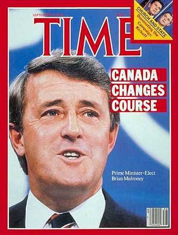 Élection de Brian Mulroney
