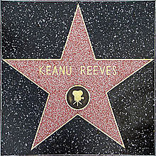 His Hollywood star.