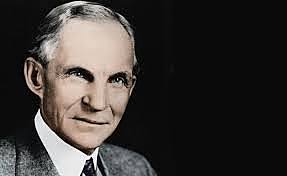 Henry Ford línea de montaje tomó de Eli Whitney la idea de las partes intercambiables (refacciones) para poder introducir la “producción en masa” en la industria de gran escala. Destacó también el interés del elemento humano como parte de la producción