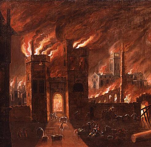 The effects of fire.