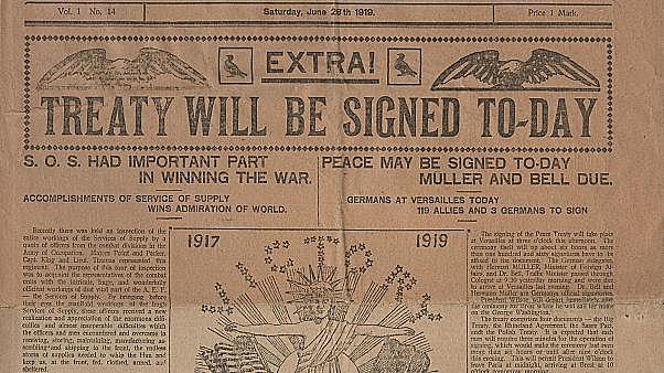 Treaty of Versailles is signed