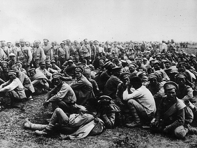 Russians leaves the war