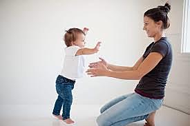 Baby can cruise around with help