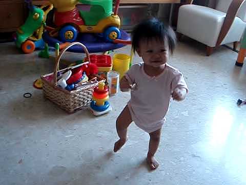 Baby might take firsts steps without support