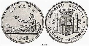 La peseta, unidad monetaria española