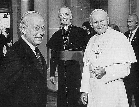 Visite du Pape Jean Paul II