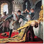English arch bishop Thomas Becket is Murdered.