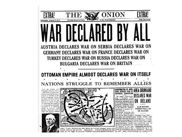 ottoman empire declares war