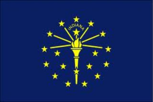 Indiana became a state
