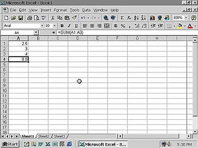 MICROSOFT EXCEL 9.0