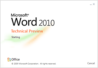 Word 2010.