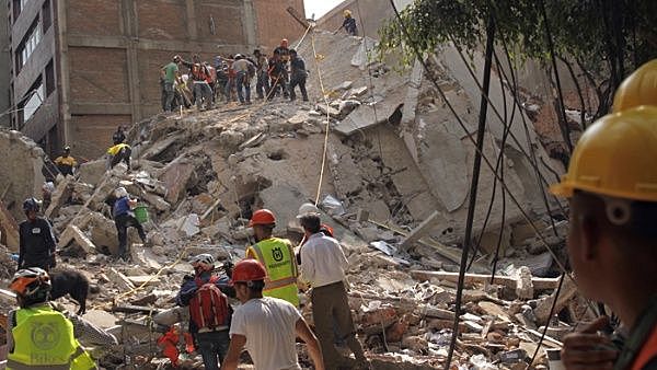 Terremoto en el centro de México