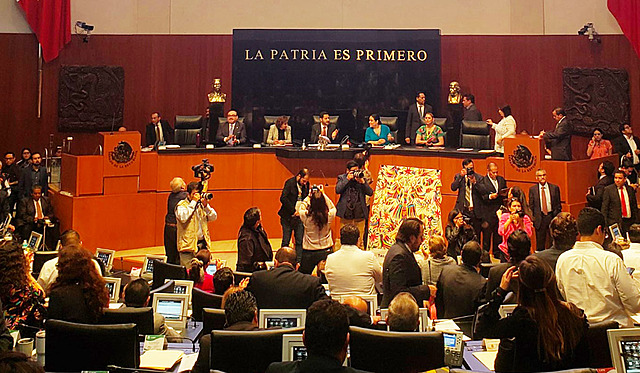 Aprobación de reforma mexicana en camara de Senadores