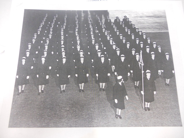 Had to work in the hopital one more year after the war