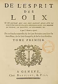 Montesquieu: Legeen izpiritua