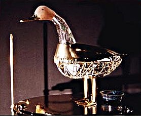 “Anas Mechanica Arcana” canard automate, création de l’Automatier-Cinéticien Frédéric Vidoni.