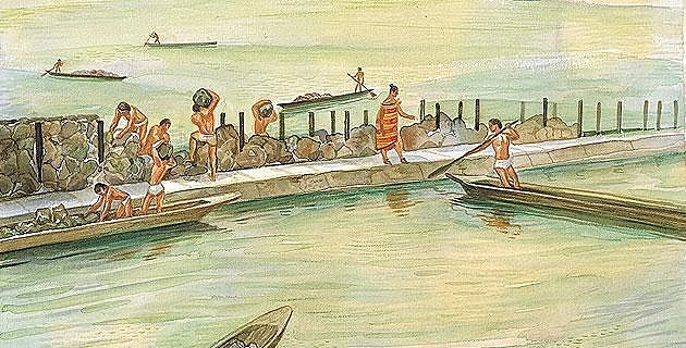 Mexicas arrive to Texcoco