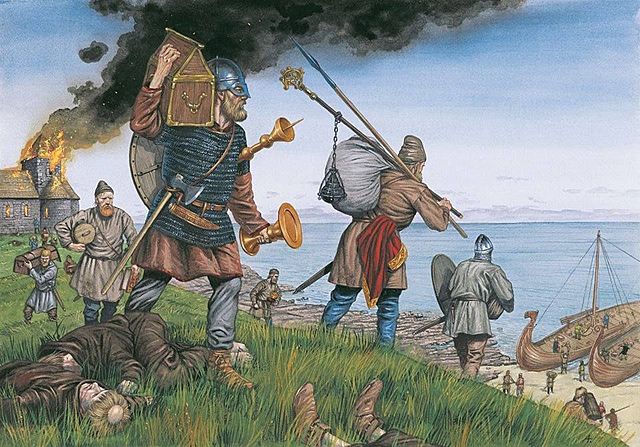 Vikings make their earliest first known raid on Ireland