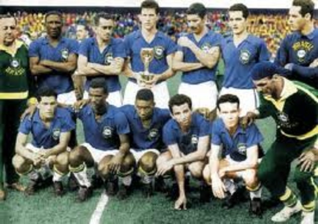 Brazil Defeats Sweden to Win the 1958 FIFA World Cup