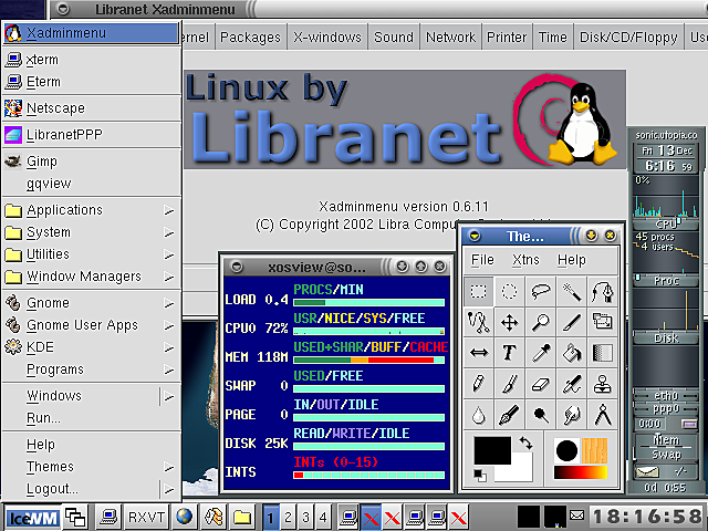 Primera versión de Libranet