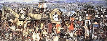The Aztecs founded the city of Tenochtitlan