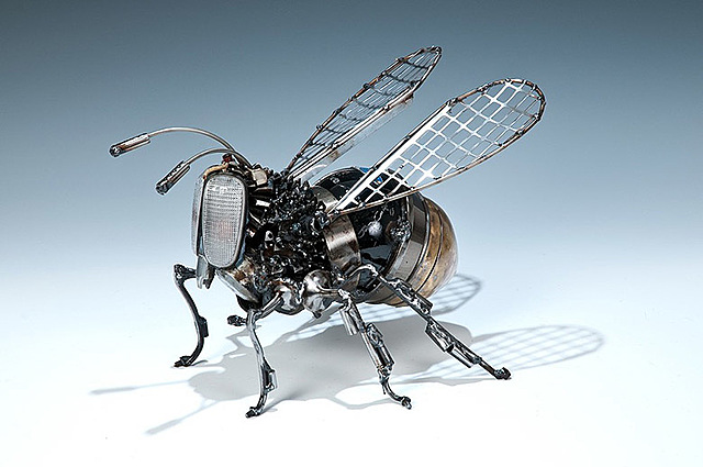 Margot Morandet - Créer avec des matériaux qui n'ont rien d'artistique / recyclage / James Corbett, depuis 1998