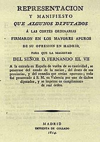 MANIFIESTO DE LOS PERSAS