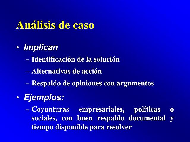 El análisis de las reglas jurídicas aplicables al caso.