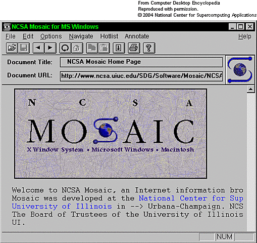 Mosaic se abre a la web