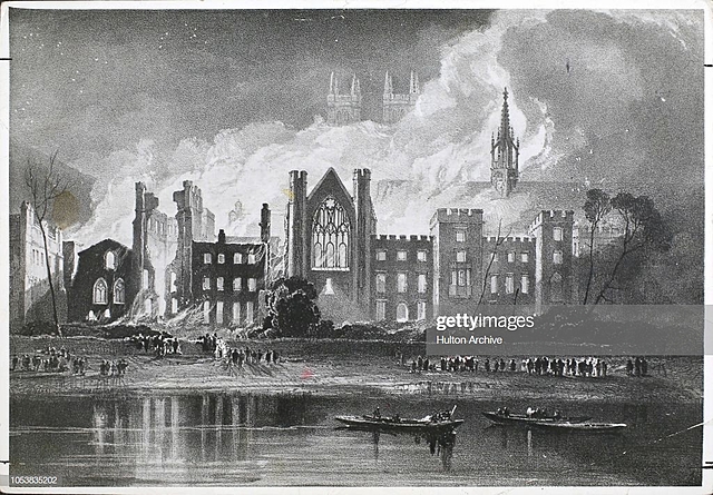 Destruction of buildings