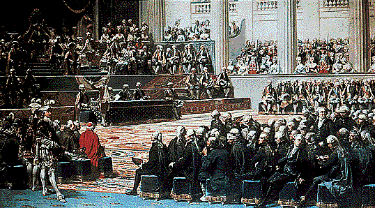 Proclamation de l'assemblée nationale