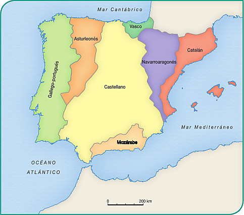 Inicio de la reconquista y predominancia del Castellano