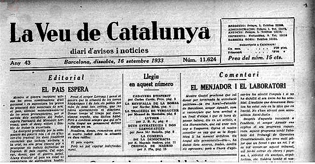Creació La veu de Catalunya