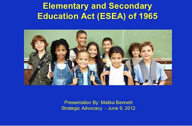 The Elementary and Secondary Education Act