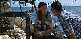 Forrest and Lt. Dan Steer Through Hurricane Carmen