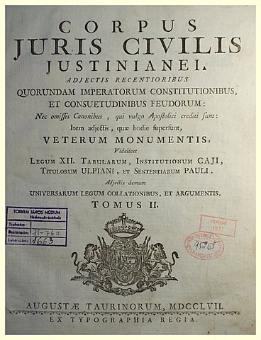 la Recepcion del Derecho de Roma Y compiliacion de Justiniano